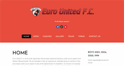 Desktop Screenshot of eurounitedfc.org